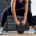 Kettlebell żeliwny 10kg, REBEL ACTIVE Kettlebell żeliwny 10kg, REBEL ACTIVE