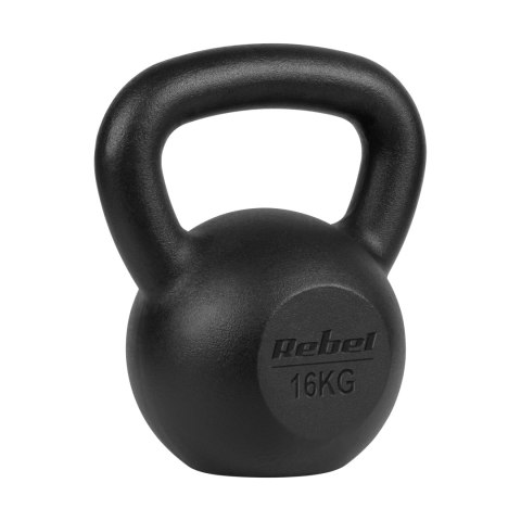 Kettlebell żeliwny 16kg, REBEL ACTIVE Kettlebell żeliwny 16kg, REBEL ACTIVE
