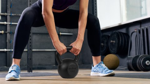 Kettlebell żeliwny 26kg, REBEL ACTIVE Kettlebell żeliwny 26kg, REBEL ACTIVE