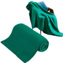 Koc polarowy 130x150 cm TEESA - zielony Koc polarowy 130x150 cm TEESA - zielony