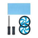 Kółko podwójne, roller do ćwiczeń mięśni brzucha AB Wheel AB-2 , REBEL ACTIVE Kółko podwójne, roller do ćwiczeń mięśni brzucha AB Wheel AB-2 , REBEL ACTIVE