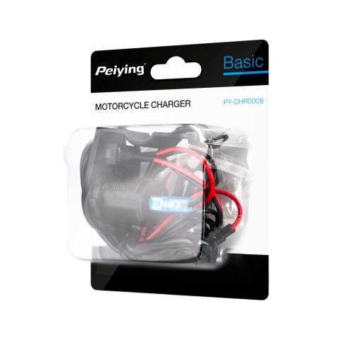Ładowarka motocyklowa 2xUSB 3100 mA Ładowarka motocyklowa 2xUSB 3100 mA