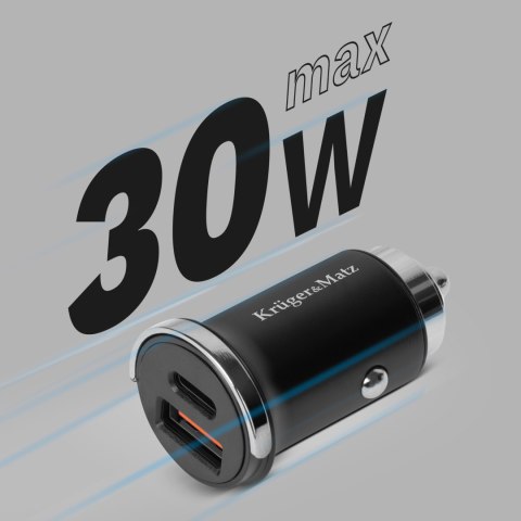 Ładowarka samochodowa 30 W Kruger&Matz Ładowarka samochodowa 30 W Kruger&Matz