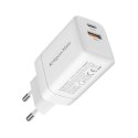 Ładowarka sieciowa Kruger&Matz 45 W GaN z funkcją Power Delivery i Quick Charge Ładowarka sieciowa Kruger&Matz 45 W GaN z funkcją Power Delivery i Quick Charge
