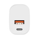 Ładowarka sieciowa Kruger&Matz GaN dual USB z funkcją Power Delivery i Quick Charge Ładowarka sieciowa Kruger&Matz GaN dual USB z funkcją Power Delivery i Quick Charge