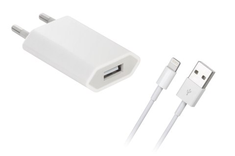 Ładowarka sieciowa z kablem do iPhone, iPad, iPod Ładowarka sieciowa z kablem do iPhone, iPad, iPod