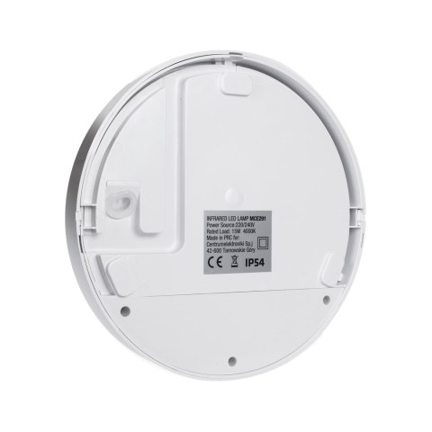 Lampa LED z sensorem ruchu MCE291 GR szara Lampa LED z sensorem ruchu MCE291 GR szara
