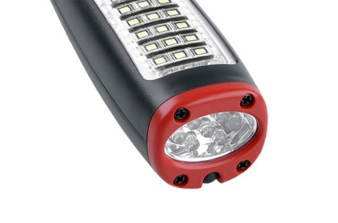 Lampa warsztatowa 24SMD + 7LED z ładowarką sieciowa i samochodową Lampa warsztatowa 24SMD + 7LED z ładowarką sieciowa i samochodową