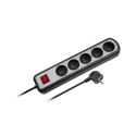 Listwa zasilajaca Rebel 5 gniazd z przełącznikiem, 5m (3x1,5mm) Listwa zasilajaca Rebel 5 gniazd z przełącznikiem, 5m (3x1,5mm)