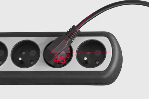 Listwa zasilajaca Rebel 5 gniazd z przełącznikiem, 5m (3x1,5mm) Listwa zasilajaca Rebel 5 gniazd z przełącznikiem, 5m (3x1,5mm)