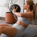 Mała piłka lekarska do ćwiczeń rehabilitacyjna Slam Ball 23cm 10kg, REBEL ACTIVE Mała piłka lekarska do ćwiczeń rehabilitacyjna Slam Ball 23cm 10kg, REBEL ACTIVE