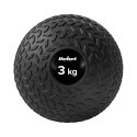 Mała piłka lekarska do ćwiczeń rehabilitacyjna Slam Ball 23cm 3kg, REBEL ACTIVE Mała piłka lekarska do ćwiczeń rehabilitacyjna Slam Ball 23cm 3kg, REBEL ACTIVE