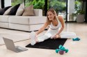 Mata gimnastyczna do ćwiczeń joga, pilates, fitness, 183x61cm, grubość 6mm, materiał TPE, czarna, REBEL ACTIVE Mata gimnastyczna do ćwiczeń joga, pilates, fitness, 183x61cm, grubość 6mm, materiał TPE, czarna, REBEL ACTIVE